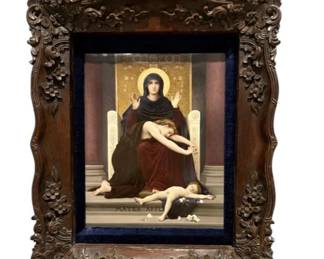 KPM Plaque - Mother of Consolation after William-Adolphe Bouguereau