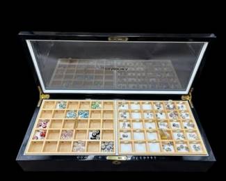 Estate Lot of Pandora & ALE .925 Charms with Pandora Display Case