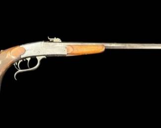 Antique Victorian Era German Indoor .22 Single Shot Target Pistol Circa 1880-1920