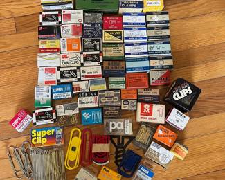H63 - $90. Vintage Paper Clip Collection. 