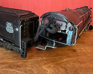 H62 - $200. American Flyer 336 Union Pacific Locomotive & Tender. S Gauge. Untested. 