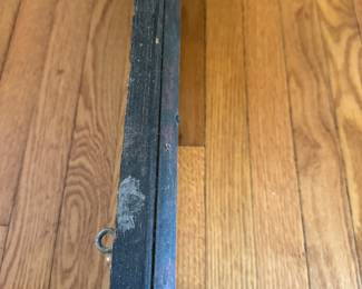 H11 - $850. Antique, wooden framed & mirrored, Carl Mayer Jewelry Store Sign. Rawson & Evans Co. Chicago Sign Makers. Measures 6' x 7.5". 