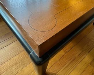 H22 - $40. Heavy - Solid Wood Coffee Table. Top has some wear. Measures 32" square x 17.25" tall. 
