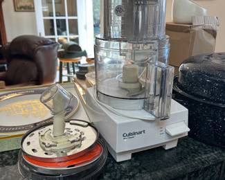 H88 - $40. Cuisinart Food Processor Pro Classic with accessories photographed. 