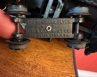 H62 - $200. American Flyer 336 Union Pacific Locomotive & Tender. S Gauge. Untested. 