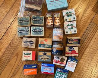 H94 - $250. Vintage Toothpick Collection. 