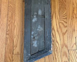 H11 - $850. Antique, wooden framed & mirrored, Carl Mayer Jewelry Store Sign. Rawson & Evans Co. Chicago Sign Makers. Measures 6' x 7.5". 