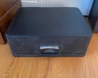 H41 - $180. Olympia 1970s SM9 Deluxe Typewriter. Wide Carriage with Case. Works. 