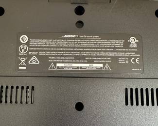 H77 - $30. BOSE Solo TV Sound System with Remote. 