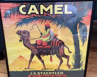 H10 - $90 ALL. J S Staedtler Pencil Advertising. Out of the frame they are glossy paper like a poster - nothing on the backs. Great colorful Pencil Art! 