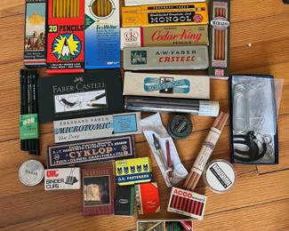 H66 - $45. Vintage Pencil & Paper Clip LOT. 