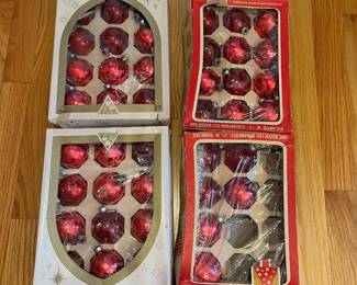 H97 - $35. Vintage Coby & Trim-A-Tree Ornaments. 