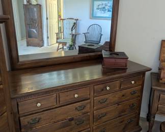 Ethan Allen antiqued pine dresser
