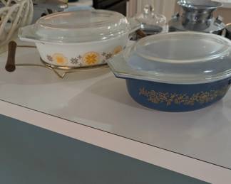 Vintage Corningware some with cradles