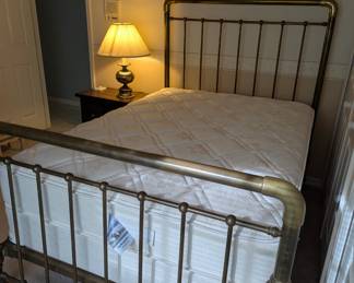 Antique Double Brass Bedframe