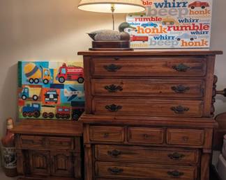 Ethan Allen nightstand and dresser