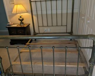 Antique Double Brass Bedframe