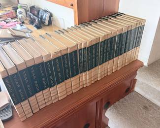 Circa 1967 Set of World Book Encyclopedias 