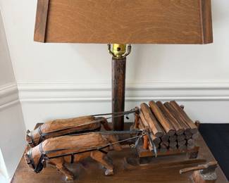 Wood lamp