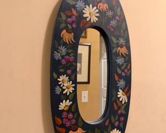 Hand painted mirror 