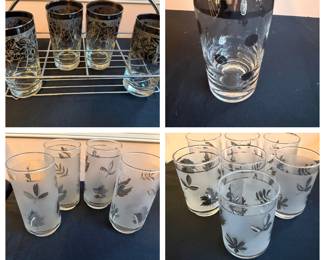 Mid century glassware