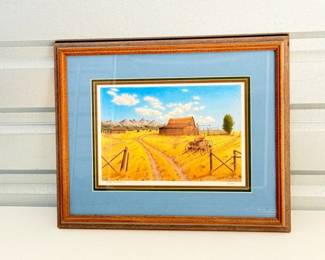 19 JeffNicholsonLimitedEditionPrintDaysGoneByFramedSigned