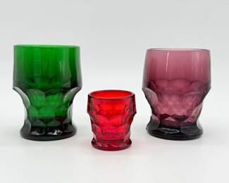 79 VintageVikingGeorgianColorfulGlassware