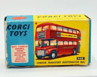 15 VintageCorgiToy468LondonTransportRoutemasterBus