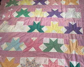Quilt top - vintage fabric 