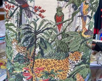 Needlepoint pillow