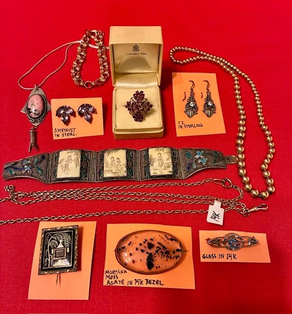 Sample of a large jewelry selection