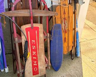 Vintage sleds