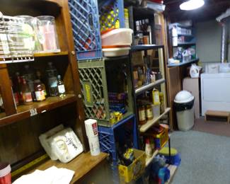 Vintage cabinets, tools, misc. items, things in drawers