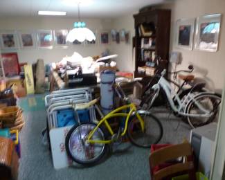 Bikes, lots of misc items & collectibles
