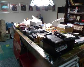 Misc items & collectibles, framed Life magazines, pool table (NOT FOR SALE)