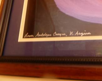 Framed signed limited edition pictures