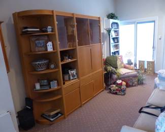 Entertainment unit with display & storage