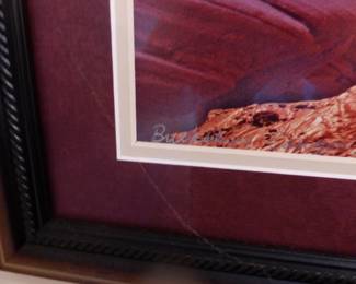 Framed signed limited edition pictures