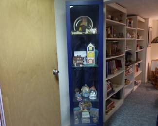 Curio, snow globes, books, bric-a-brac & collectibles