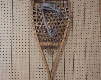 Vintage FAREA Snowshoes with Leather Bindings