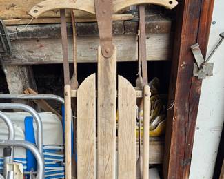 Antique Flexible Flyer Sled