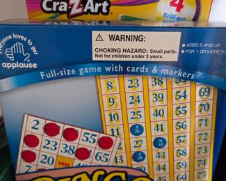 Cra-Z-Art Bingo Game