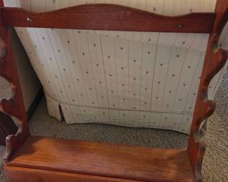 Wooden Wall Shelf for Displaying Long Guns