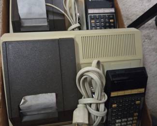 Texas Instruments TI-59 Programmable Calculator with PC-100A Printer