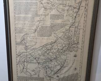 A Map of Pensilvania, New-Jersey, New-York, and the Three Delaware Counties: By Lewis Evans. MDCCLIX. (Second Edition)