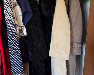 Vintage Persian Lamb Fur Coat with Fox Fur Collar