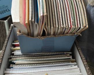 Lot of Spiral-Bound Notebooks
