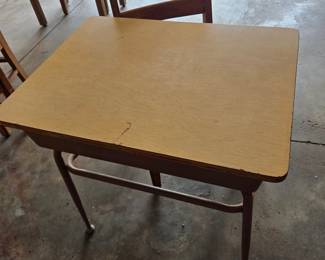 Vintage School Desk and Chair Set - Mid-Century Style