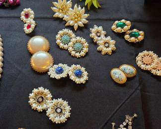 Assorted Vintage Costume Jewelry Collection