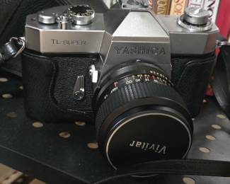 Yashica TL-Super 35mm Film Camera with Vivitar Lens
